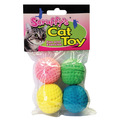 Boss Cat Toy Sponge Balls 4Pk A04467